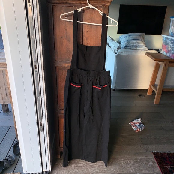 TeeBerry & Weave Apron Front Wide Leg Jumpsuit - Picture 7 of 16